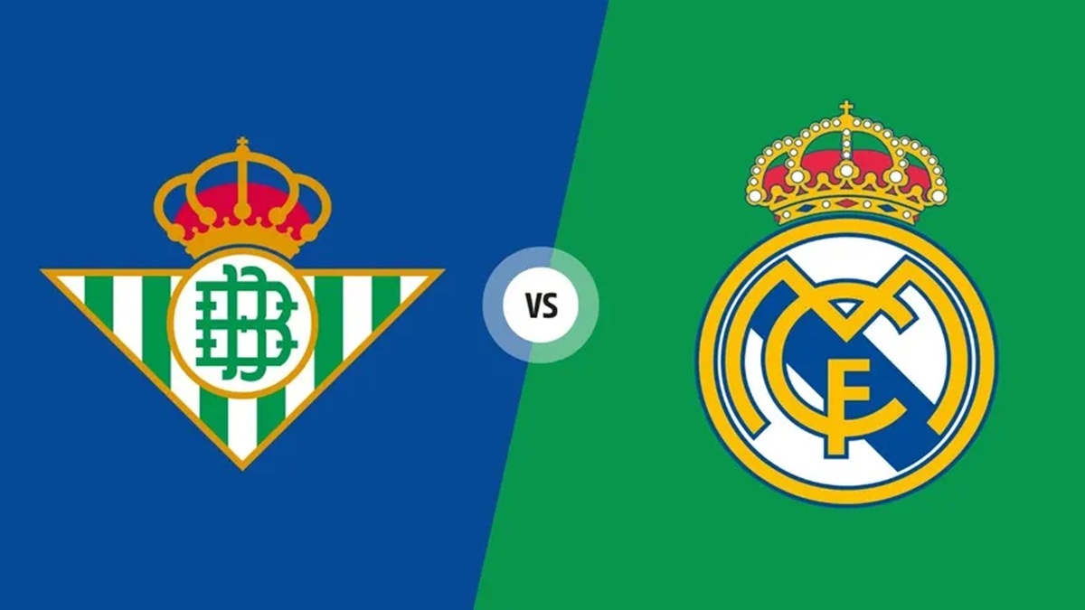 Real Madrid players warm up ahead of their La Liga Matchday 34 clash at Estadio La Cartuja in Seville against Real Betis on April 24, 2026, with Los Blancos aiming to keep their title hopes alive seven points behind Barcelona