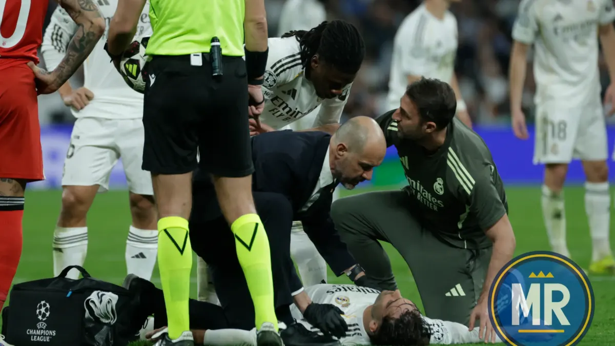La lesión de Raúl Asencio deja en cuadro la defensa del Real Madrid